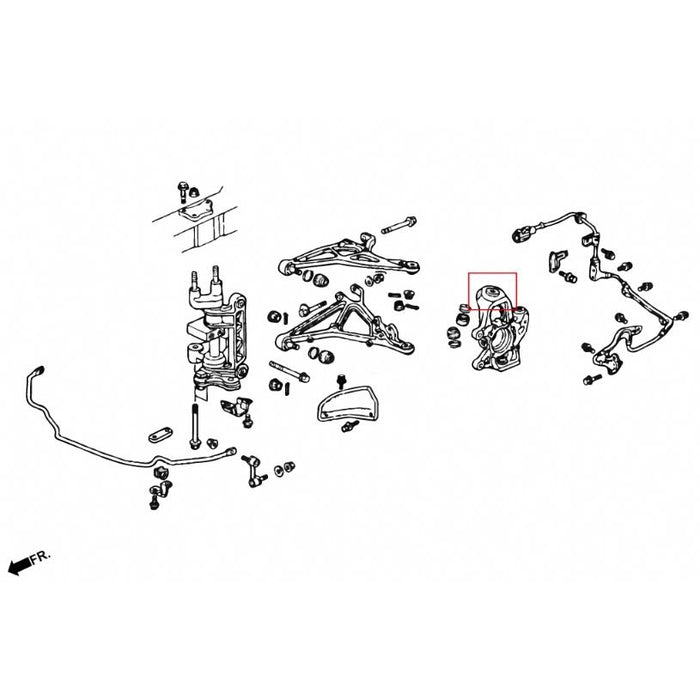Hardrace Front Knuckle Upper Ball Joint Honda/Acura Nsx '91-05
