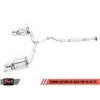 AWE Tuning Subaru STI VA / WRX GV / STI GV Sedan Touring Edition Exhaust - Diamond Black Tip (102mm)