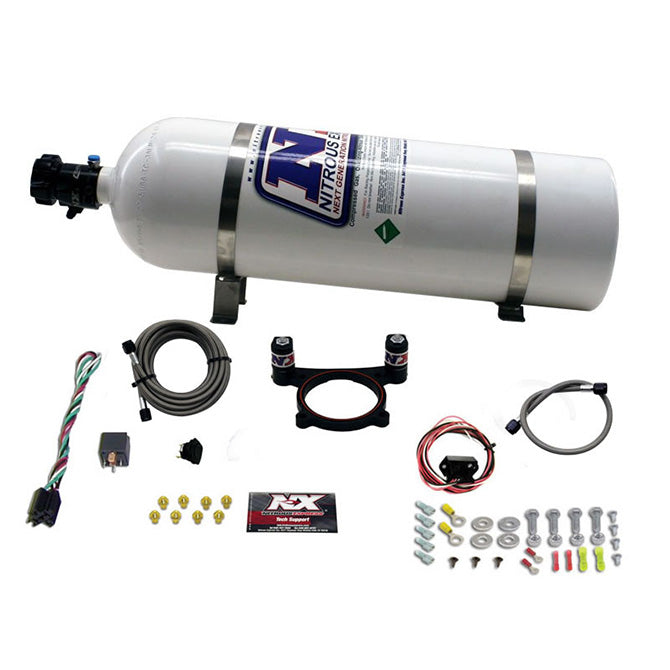 Nitrous Express 11-15 Ford Mustang GT 5.0L Coyote 4 Valve Nitrous Plate Kit (50-200HP)