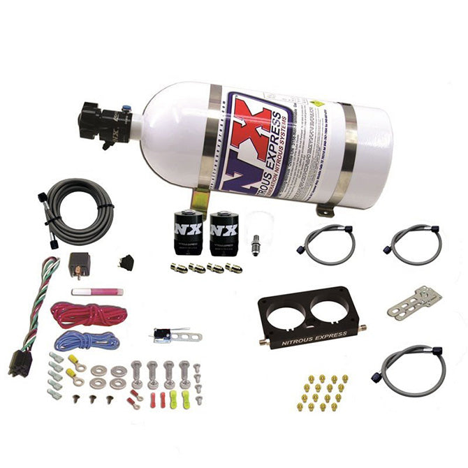Nitrous Express 96-04 Ford Mustang Cobra/Mach 1 4 Valve (Stock TB) Nitrous Kit (50-300HP)