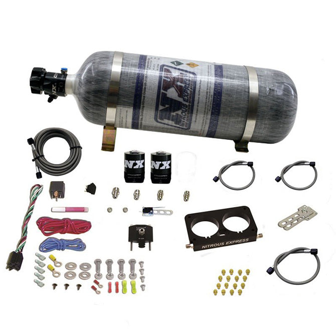 Nitrous Express 96-04 Ford Mustang Cobra/Mach 1 4 Valve (Stock TB) Nitrous Kit (50-300HP)