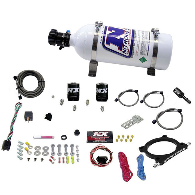 Nitrous Express 11-15 Ford Mustang GT 5.0L High Output Nitrous Plate Kit (50-250HP) w/o Bottle