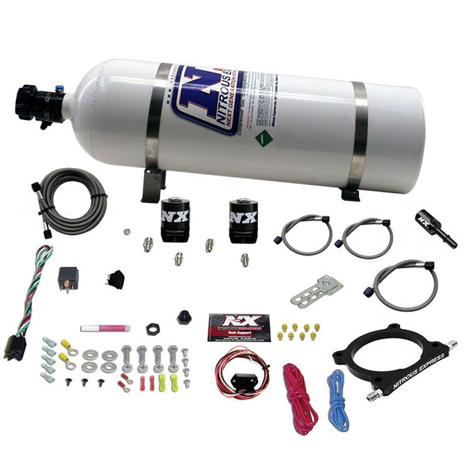 Nitrous Express 11-15 Ford Mustang GT 5.0L High Output Nitrous Plate Kit (50-250HP) w/o Bottle