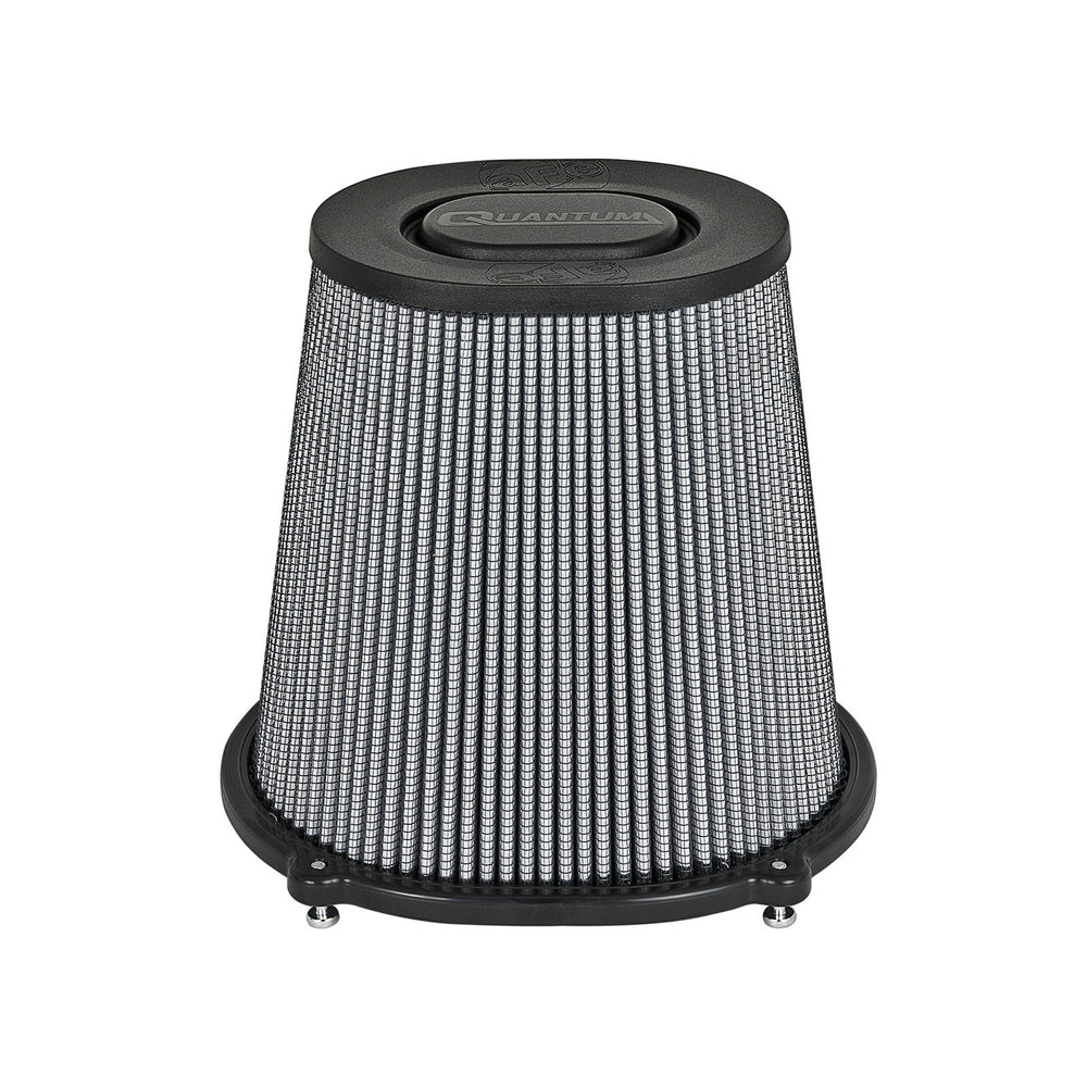 aFe Power Quantum Intake Replacement Air Filter w/ Pro DRY S Media 5 IN F x (10x8-3/4) IN B x (6-3/4x5-1/2) IN T x 9 IN H