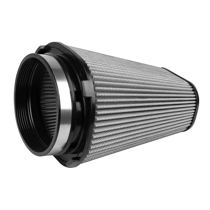 aFe Power Track Series Intake Replacement Air Filter Media - Carbon Fiber top (7-1/2x5-1/2) IN F x (9x7) IN B x (5-3/4x3-3/4) IN T (Carbon Fiber) x 10 IN H