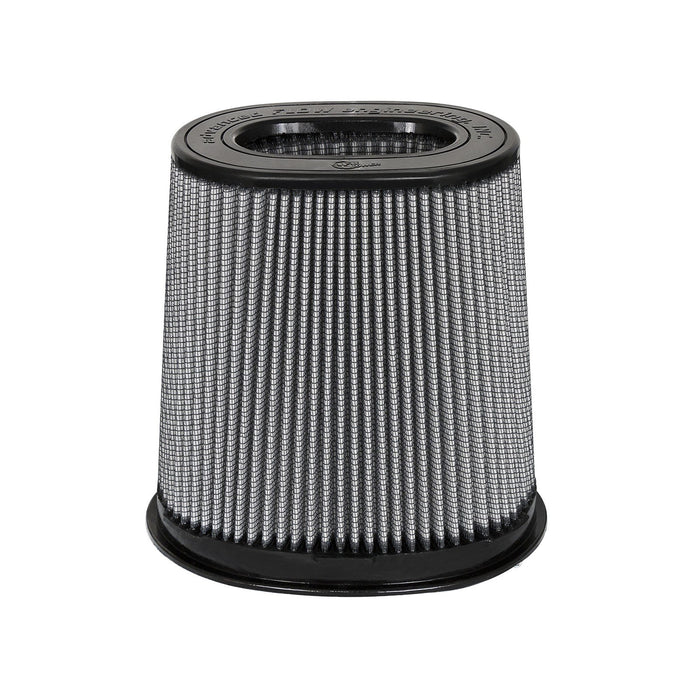 aFe Power Momentum Intake Replacement Air Filter 3 IN F (Dual) x (8-1/4 x 6-1/4) IN B x (7-1/4 x 5) IN T x 9 IN H