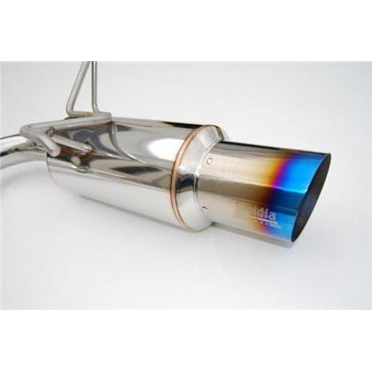 Invidia 08-11 STi Hatch / 11 WRX Hatch Dual N1 Single Layer Titanium Tipped Cat-back Exhaust