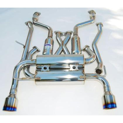 Invidia 07+ Infiniti G37 Coupe Gemini Single Layer Titanium Tip Cat-back Exhaust