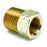 AutoMeter Fitting, Adapter, 1/2" Npt Male, Brass, For Auto Gage Mech. Temp.