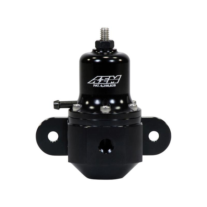 AEM High Cap Universal Adjustable Fuel Pressure Regulator Black