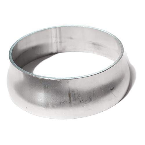 ATP Turbo SHORT Transition (Formed) stainless 3" OD to 4" OD, overall length 1.8" (45mm), Stainless Reducer