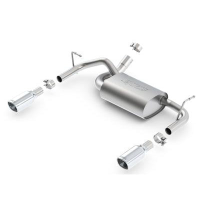 Borla 12-16 Jeep Wrangler 3.6L AT/MT 4WD Single Split Rr Exit Touring Exhaust Rear Section Only