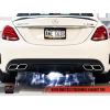AWE Tuning Mercedes-Benz AMG C63 Machined Exhaust Tips - Brushed Silver