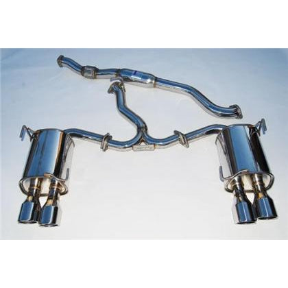 Invidia 11+ STI/WRX Sedan Only 76mm Q300 Stainless Steel Tip Cat-back Exhaust