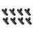 Injector Dynamics 1700x 6.4L 14mm (Black) BOTTOM Adaptor - Set of 8 Dodge / Chrysler Magnum SRT-8