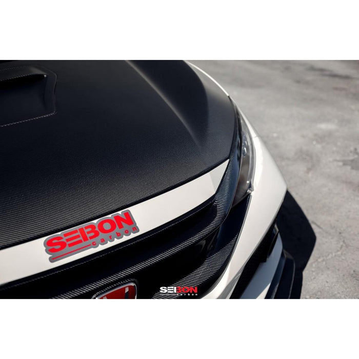 Seibon OEM-Style Dry Carbon Hood For 2017-2020 Honda Civic Type R*