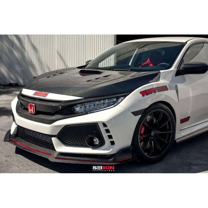 Seibon Style Carbon Fiber Hood For 2017-2020 Honda Civic Type R