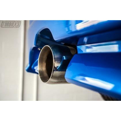 Turbo XS 04-08 Forester XT Axle Back 4in Polished Stainless Tip Muffler