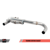 AWE Tuning BMW F3X 340i Touring Edition Axle-Back Exhaust - Diamond Black Tips (102mm)