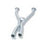 Borla 16-17 Camaro SS 6.2L V8 3in-2.75in Header Connecting Pipes w/ Borla 17293 Headers