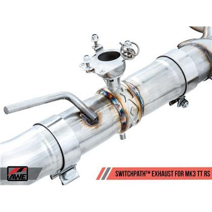 AWE Tuning 18-19 Audi TT RS 2.5L Turbo Coupe 8S/MK3 SwitchPath Exhaust w/Diamond Black RS-Style Tips