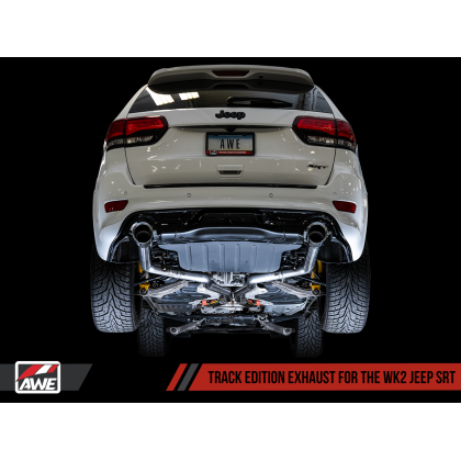 AWE Tuning 2020 Jeep Grand Cherokee SRT Track Edition Exhaust - Chrome Silver Tips