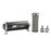 DeatschWerks Stainless Steel 5/16in 100 Micron Universal Inline Fuel Filter Housing Kit (160mm)