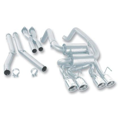 Borla 05-08 C6 6.0L/6.2L Corvette S-Type Cat-Back System w/ X-Pipe