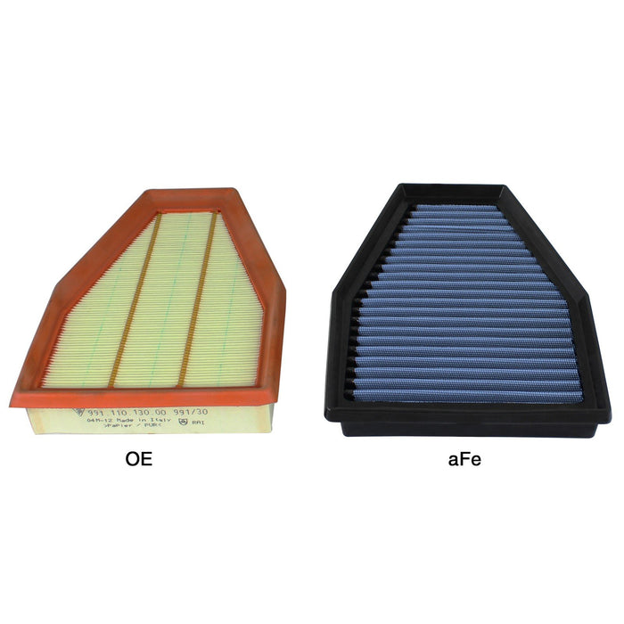 aFe Power Magnum Flow OE Replacement Air Filter Porsche 911 (991) 12-16 H6-3.4L/3.8L