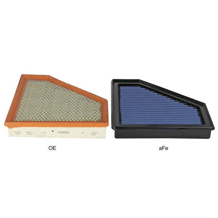 aFe Power Magnum FLOW OE Replacement Air Filter Media Cadillac CTS-V 16-19 V8-6.2L (sc)