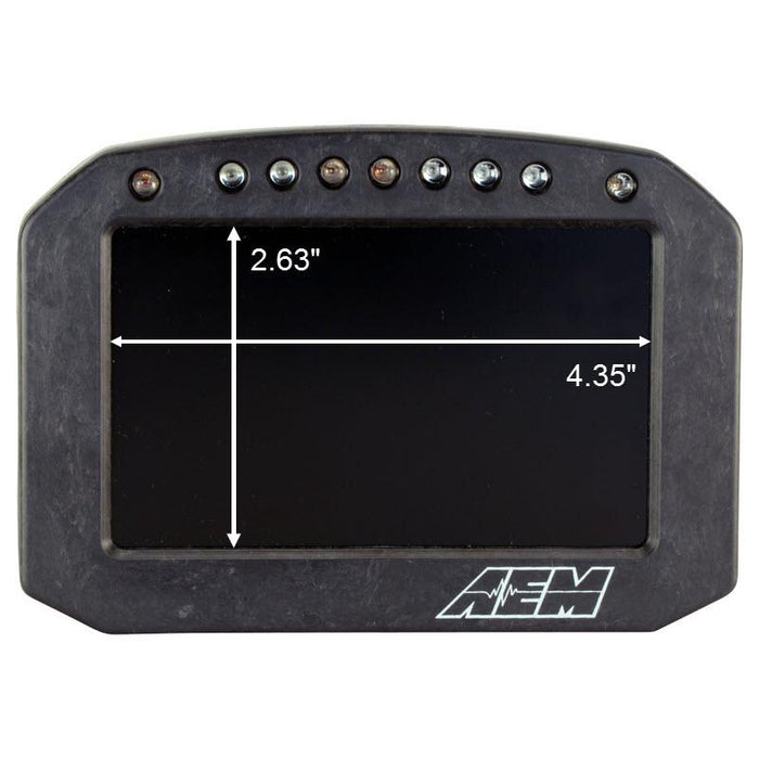 AEM CD-5F Carbon Flat Panel Digital Dash Display