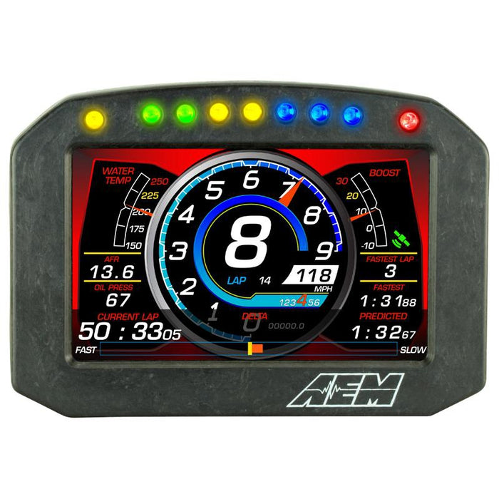 AEM CD-5F Carbon Flat Panel Digital Dash Display