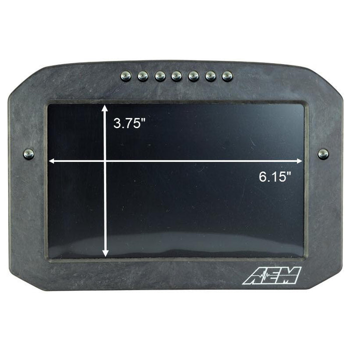 AEM CD-7FG Carbon Flat Panel Non-Logging Display