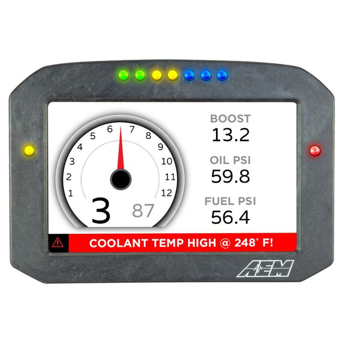 AEM CD-7FG Carbon Flat Panel Non-Logging Display