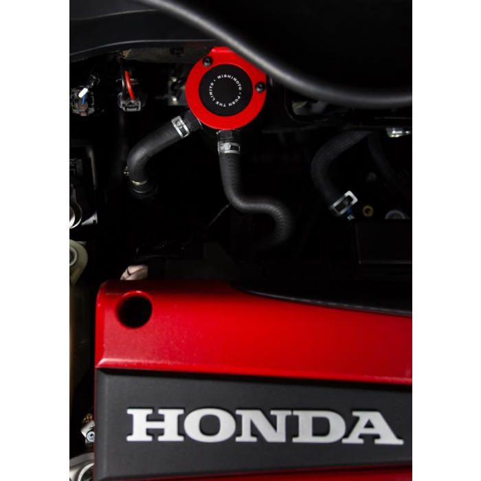 Mishimoto Baffled Oil Catch Can PCV Side - Honda Civic Type R 2017+ FK8 FL5