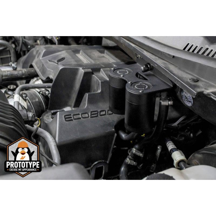 Mishimoto Baffled Oil Catch Can, Fits Ford F-150 2.7l Ecoboost 2015-2017