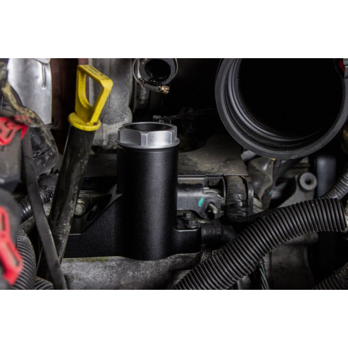 Mishimoto Baffled Oil Catch Can Kit, Fits Ford 6.4l Powerstroke 2008 2010