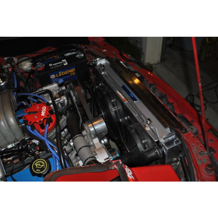 Mishimoto Performance Aluminum Radiator Fan Shroud Kit, fits Ford Mustang 1979-1993