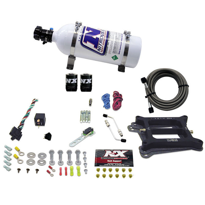 Nitrous Express 4150 4-BBL/Gasoline Nitrous Kit (50-300HP) w/o Bottle