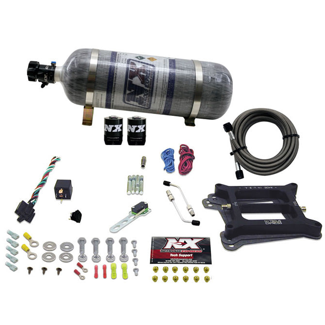 Nitrous Express 4150 4-BBL/Gasoline Nitrous Kit (50-300HP) w/o Bottle