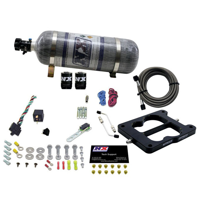 Nitrous Express Q-Jet/Holley Spread Bore Nitrous Kit (50-300HP) w/o Bottle