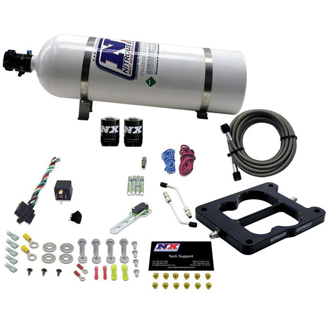 Nitrous Express Q-Jet/Holley Spread Bore Nitrous Kit (50-300HP) w/o Bottle