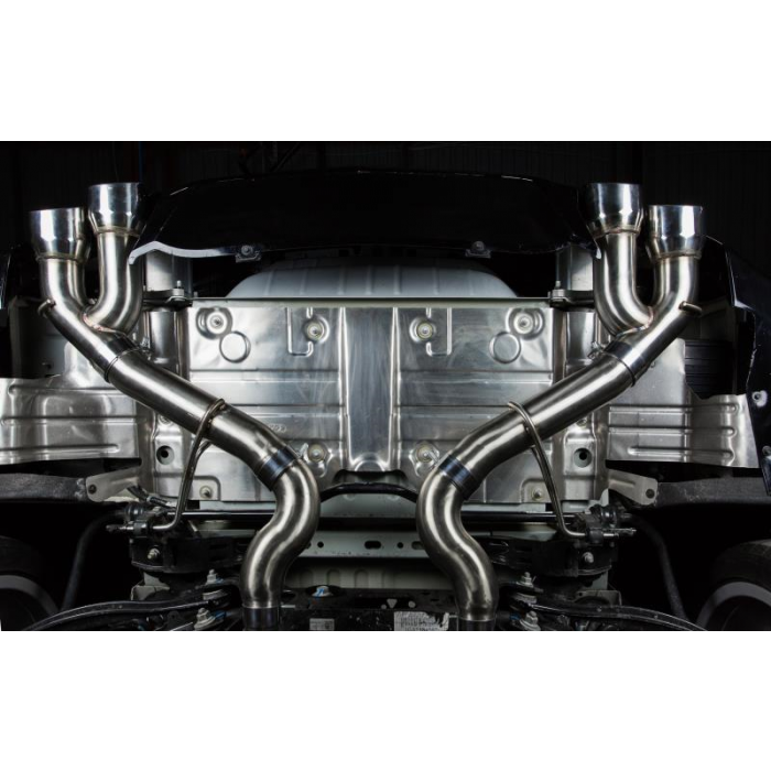 Mishimoto Quad Tip Race Axleback Exhaust, Fits Chevrolet Camaro 2.0t 2016+