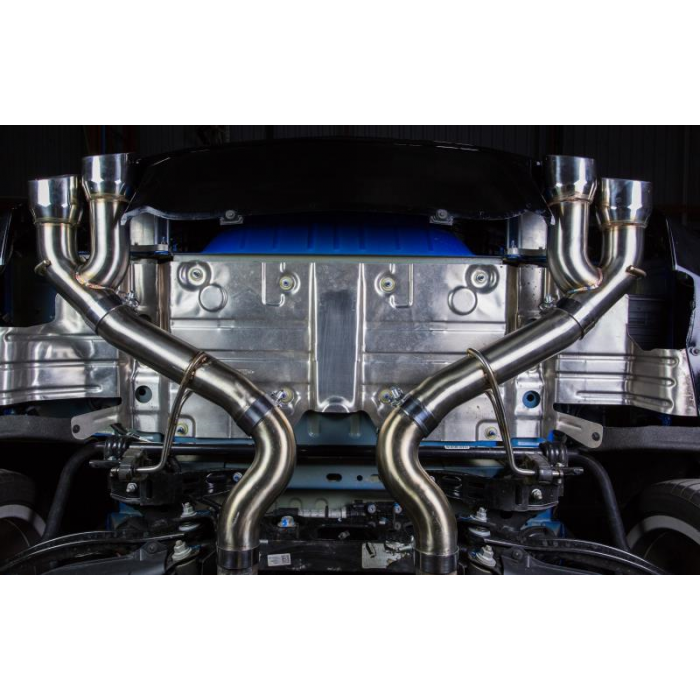 Mishimoto Quad Tip Race Axleback Exhaust, Fits Chevrolet Camaro Ss 2016+
