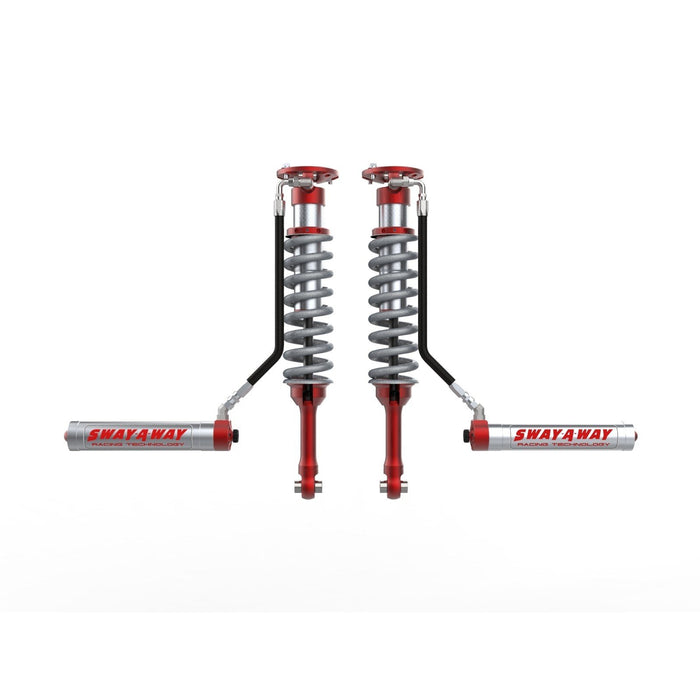 aFe Power Sway-A-Way 2.5 Front Coilover Kit w/ Remote Reservoirs and Compression Adjusters Ford F-150 Raptor 10-14 V8-6.2L