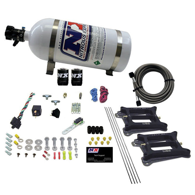Nitrous Express Dual/4150/Alcohol Nitrous Kit (50-300HP) w/o Bottle