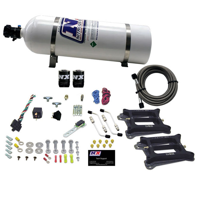 Nitrous Express Dual/4150/Alcohol Nitrous Kit (50-300HP) w/o Bottle