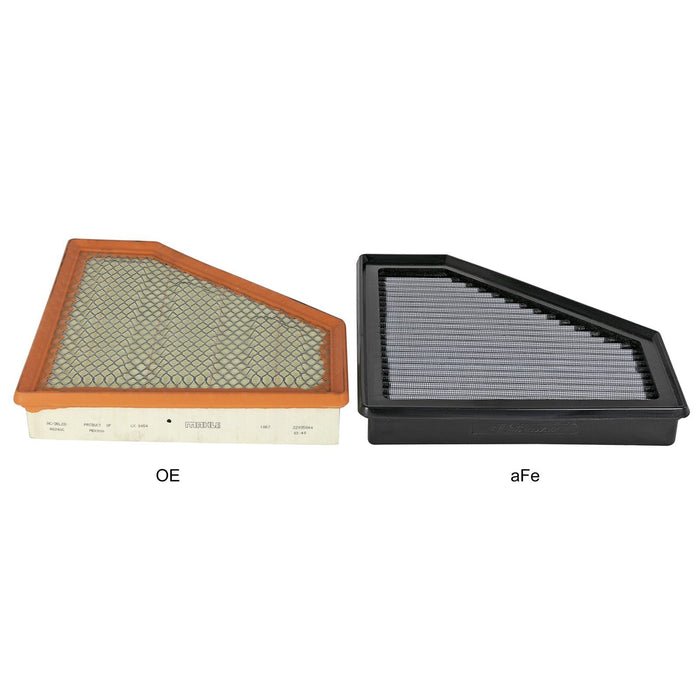 aFe Power Magnum FLOW OE Replacement Air Filter Media Cadillac CTS-V 16-19 V8-6.2L (sc)