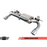 AWE Tuning BMW F3X 340i Touring Edition Axle-Back Exhaust - Diamond Black Tips (90mm)