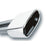 Borla 2.5in Inlet 6.69in x 3in Rectangular Rolled Angle Cut Single Inlet x 5.63in Long Exhaust Tip
